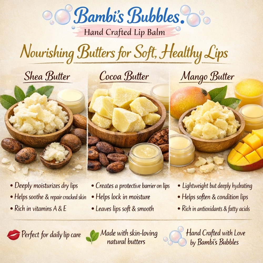 Back In Stock! HandCrafted Tripple Butter Lip Balm Mini 10ml Each Assort Flavors - Picture 7 of 8
